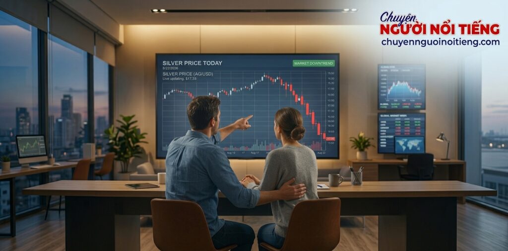 Today's silver price is affected.
