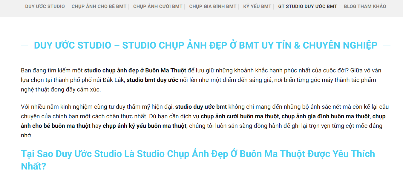 Giới thiệu về studio duy ước