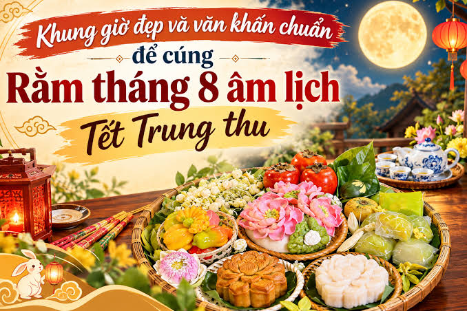 Văn khấn rằm tháng 8 tại gia