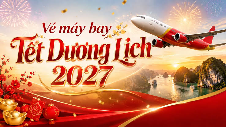 Vé máy bay tết 2027 giá rẻ