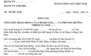 Mẫu báo cáo tổng kết năm ngành giải trí & showbiz cực chuẩn